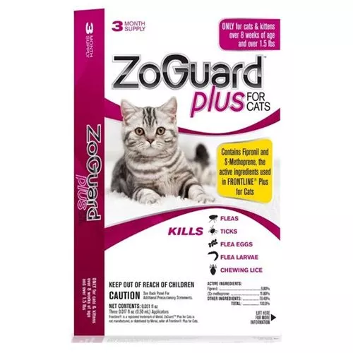 ZoGuard Plus for Cats over 1.5 lbs. (3 pack)